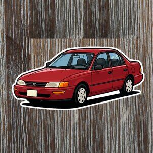 TOYOTA COROLLA 7th generation 1993-1997 Vinyl Sticker